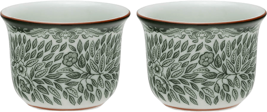 Ostindia Floris Äggkopp Grön 2-Pack, från Rörstrand, i färgen Grön.