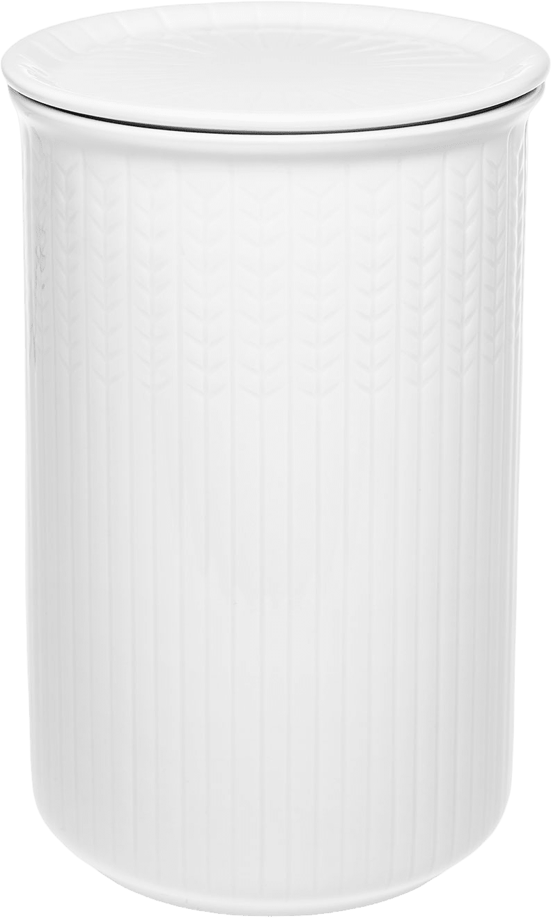 Swedish grace Burk L 1,3 L Snö, från Rörstrand, i färgen Vit.