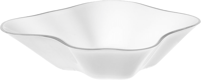 Aalto Blomma Skål 279X75Mm Vit, från Iittala, i färgen Vit.