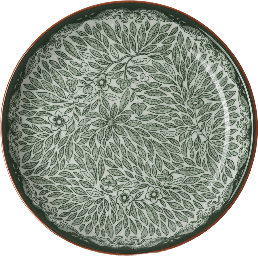 Ostindia Floris Tallrik 16 cm Grön, från Rörstrand, i färgen Grön.