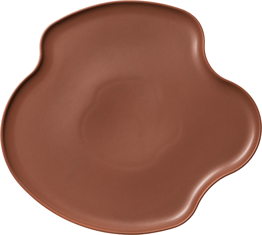 Aalto Fat 35cm Eld, från Iittala, i färgen Terracotta.