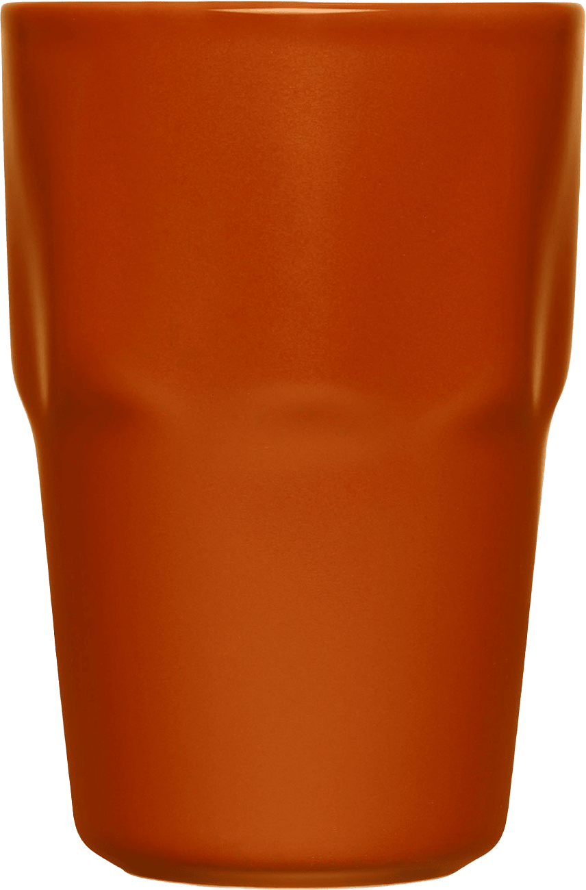 Solare Mugg 0,3L Terracotta, från Iittala, i färgen Terracotta.