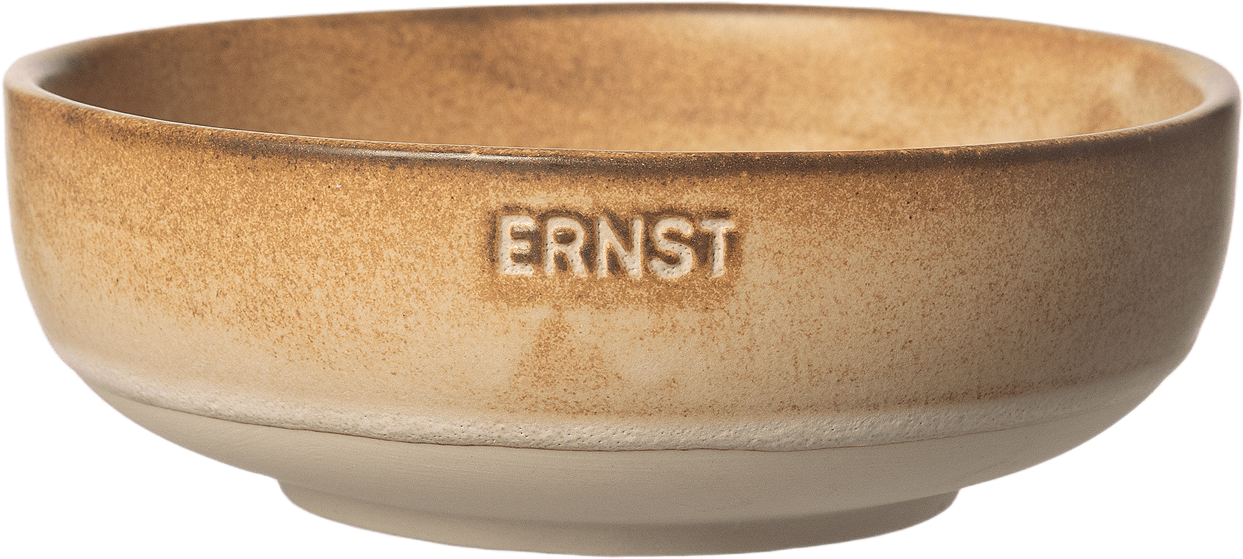 Skål stengods, från ERNST, i färgen Brun/Natur.