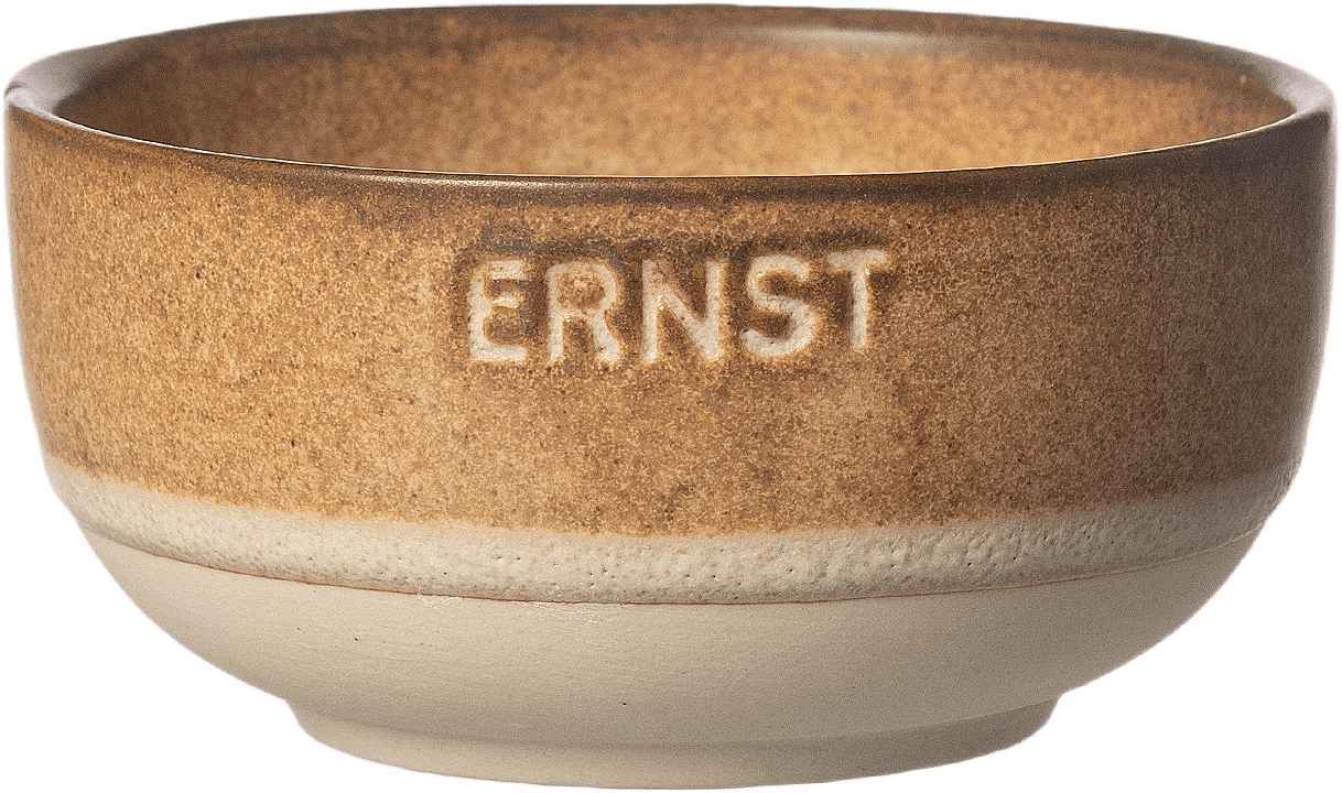 Skål stengos, från ERNST, i färgen Brun/Natur.