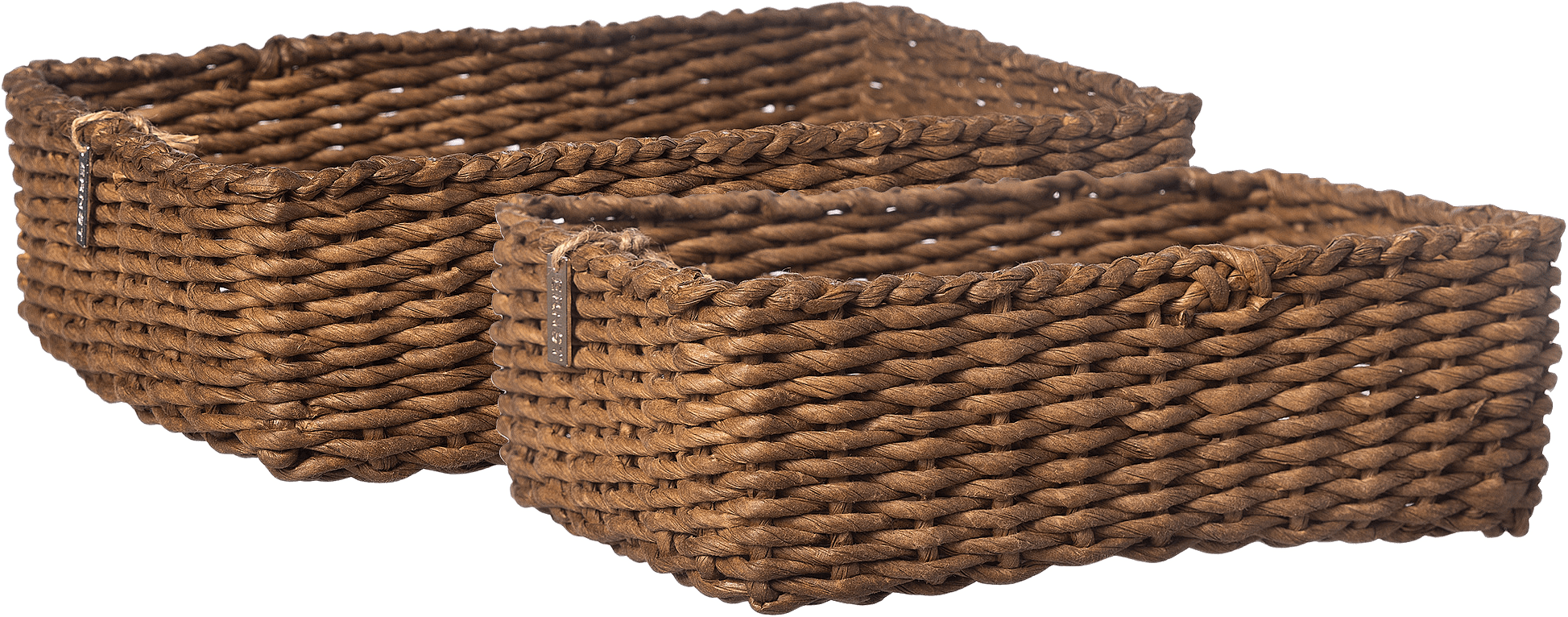 Korg 2-set, från ERNST, i färgen Mörkbrun.