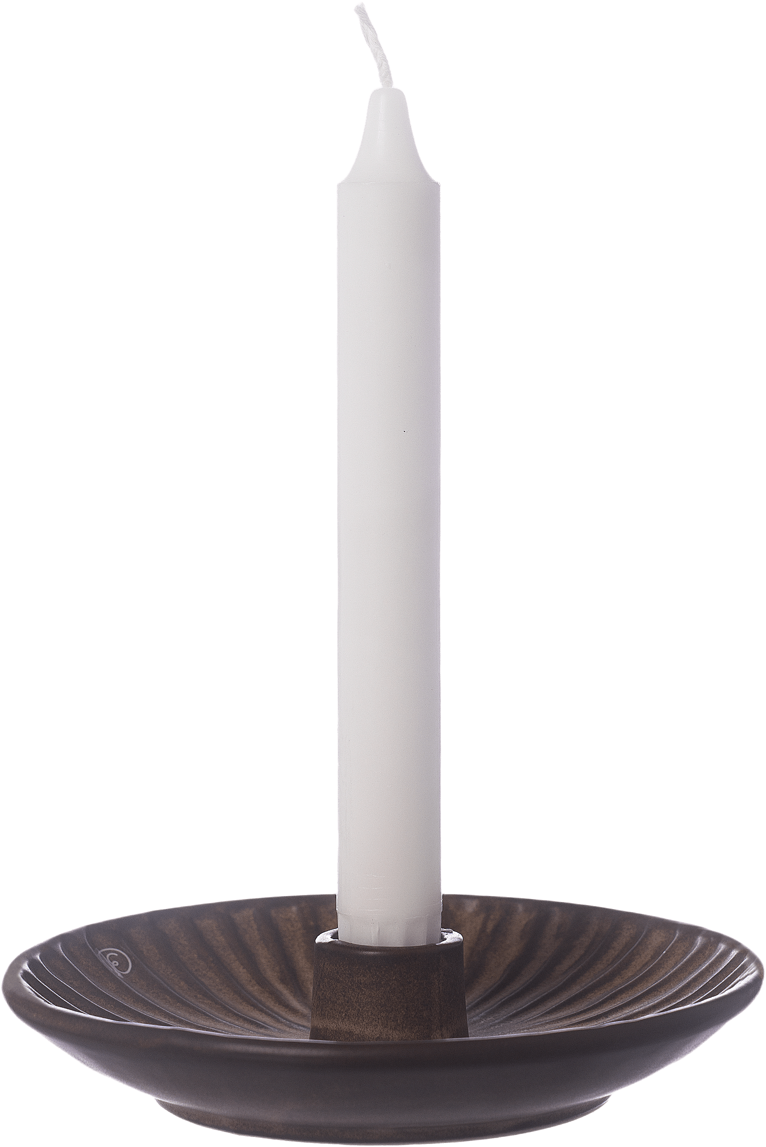 Ljusstake, från ERNST, i färgen Brun/Beige.