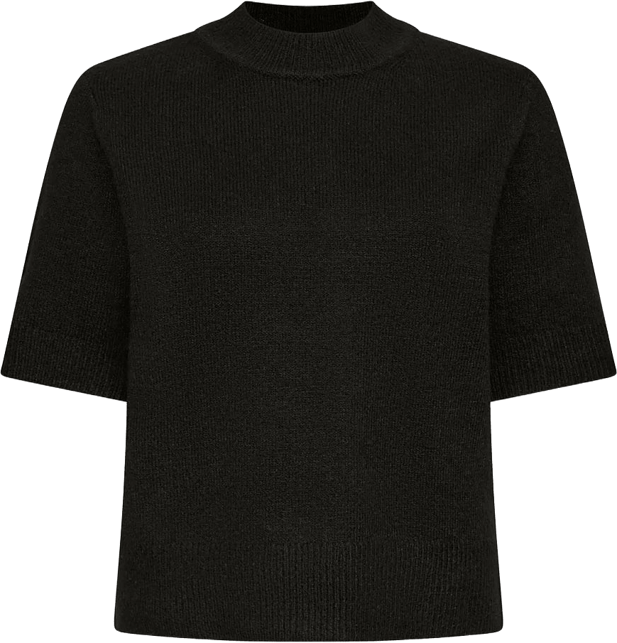 Kezia S/S Mock Nk Top, från French Connection, i färgen Black.