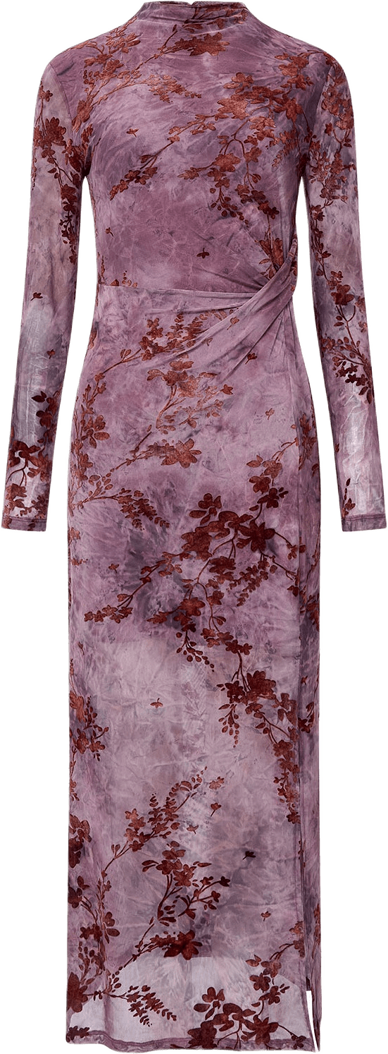 Kenny Mesh L/S Dress, från French Connection, i färgen Multi.