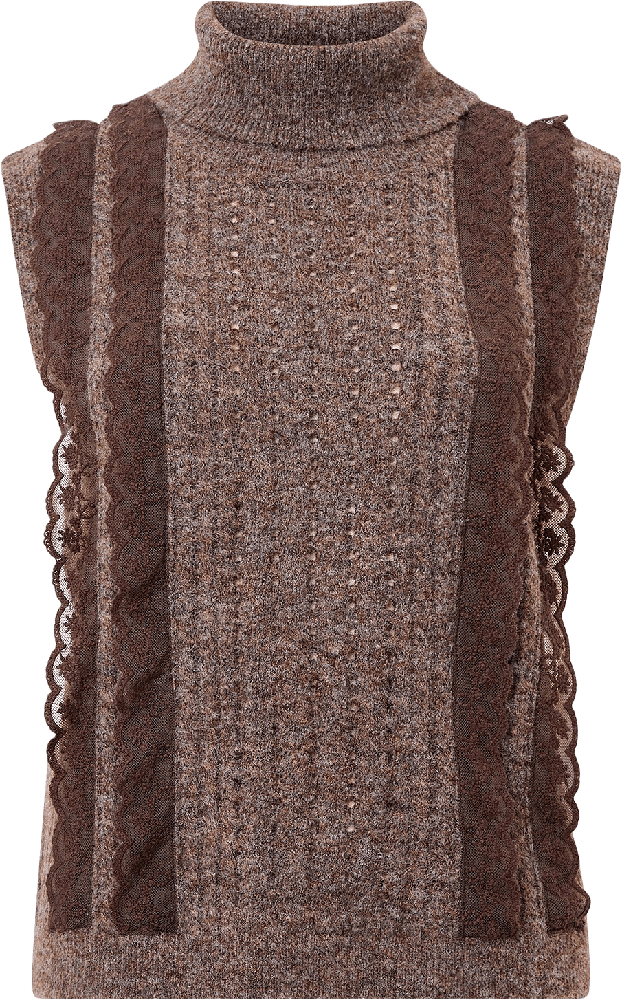 Kezia Slvlss Jumper, från French Connection, i färgen Brown.