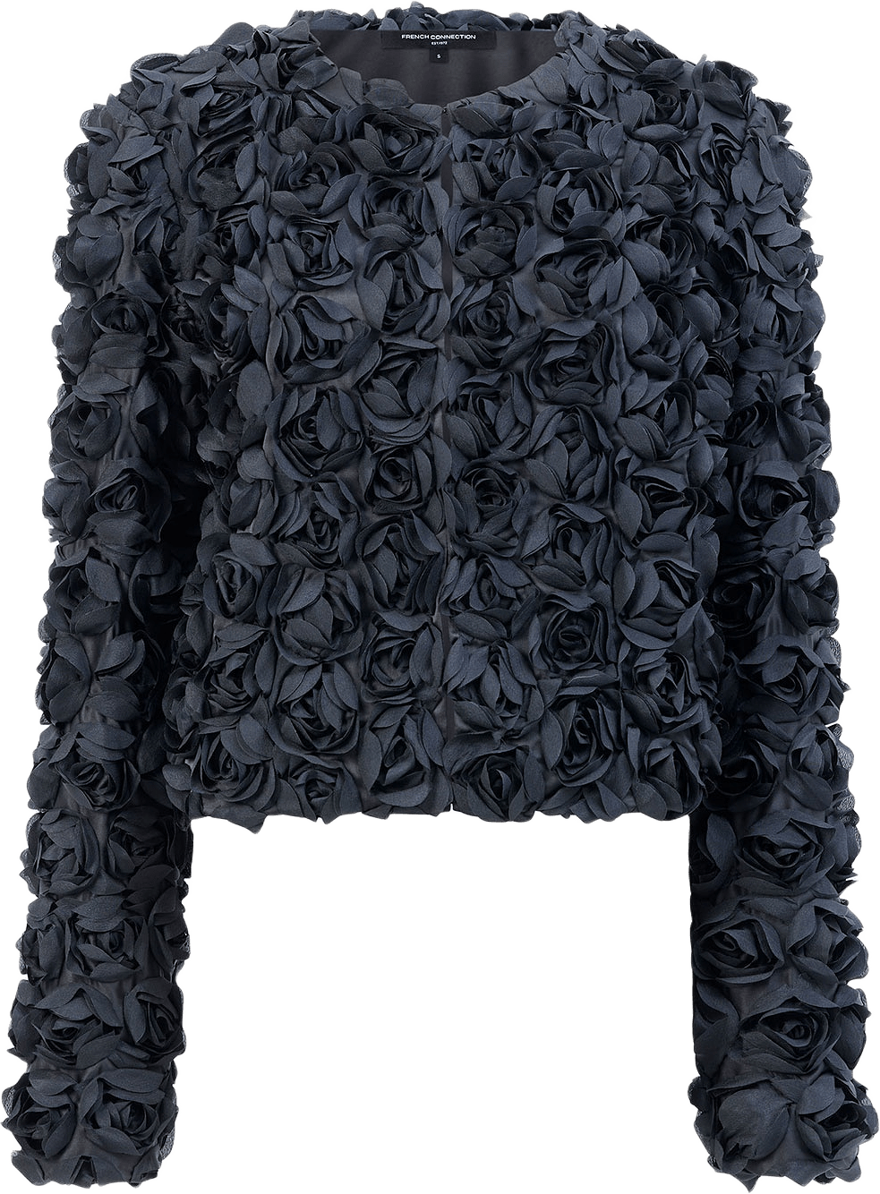 Verity Textured Short Jacket, från French Connection, i färgen Black.