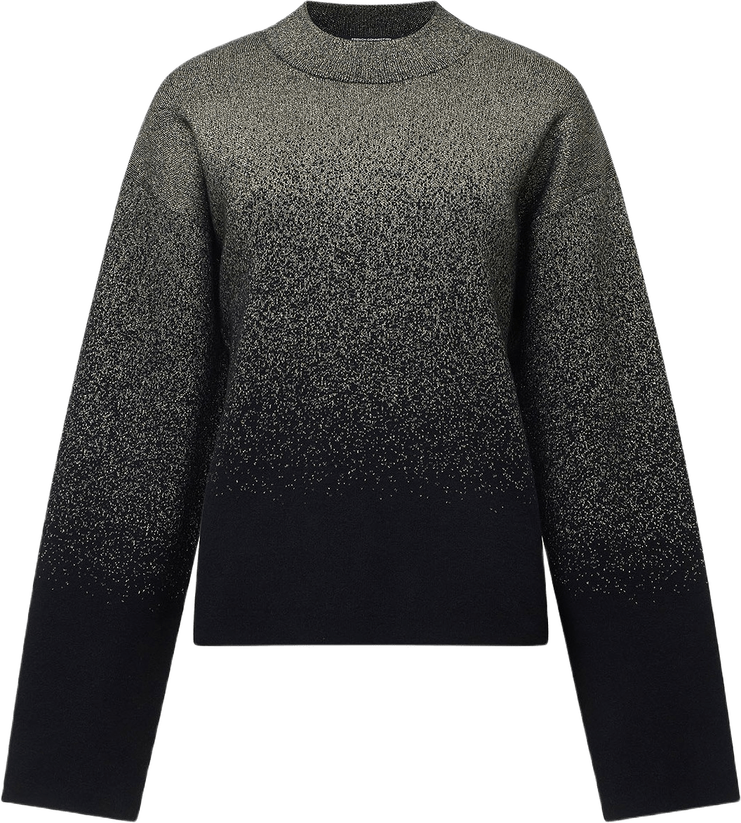 Kady Glitter Ombre Jumper, från French Connection, i färgen Black Gold.