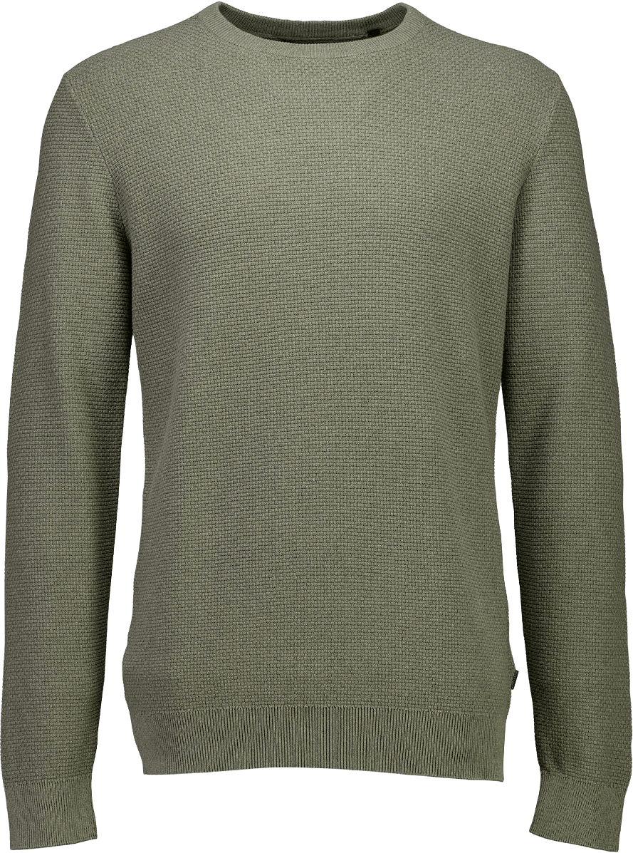 Lindbergh Recycle structure knit jumper Knit, från Lindbergh, i färgen Army.