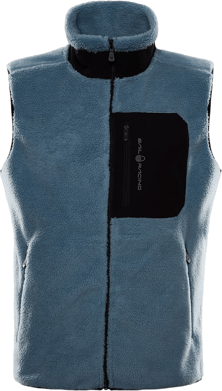 Bowman Pile Vest, från Sail Racing, i färgen Aurora Blue.