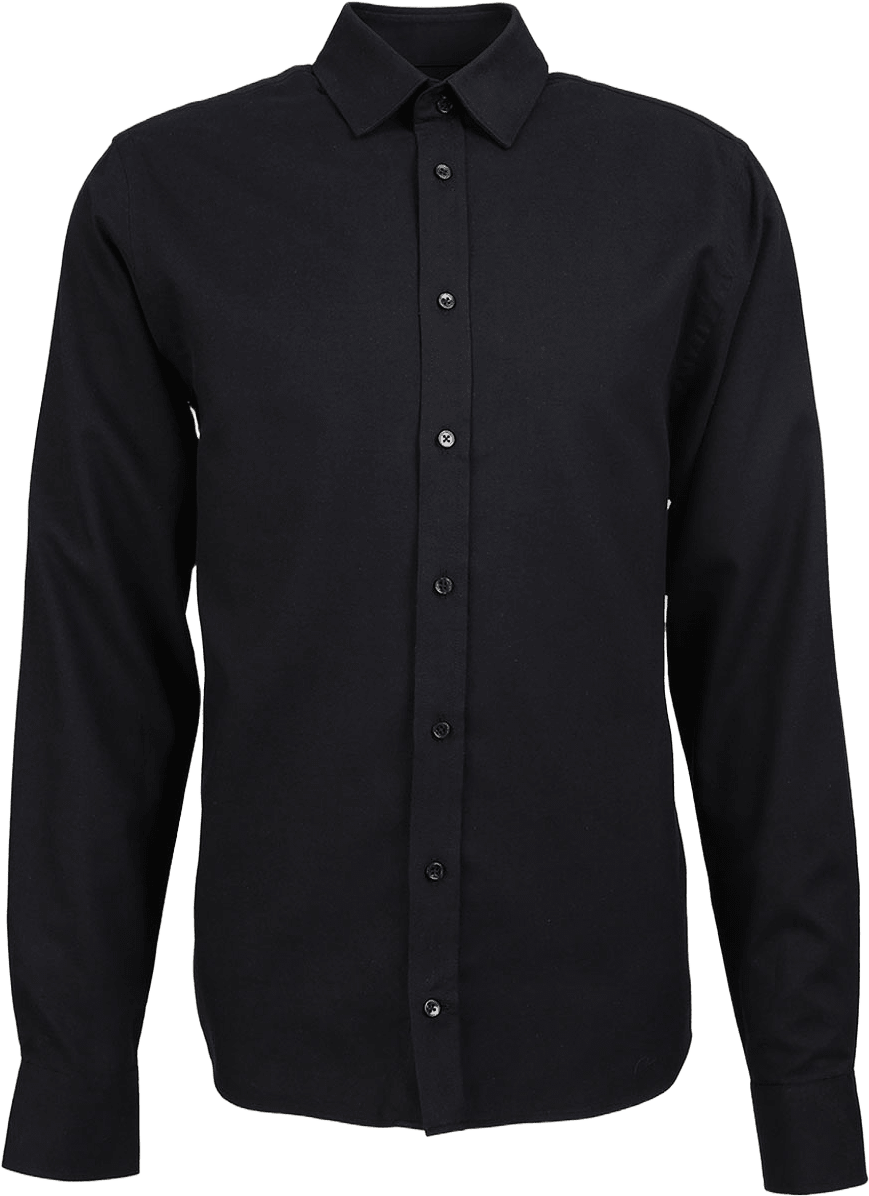 Skjorta Niseko, från The Shirt Factory, i färgen Black.