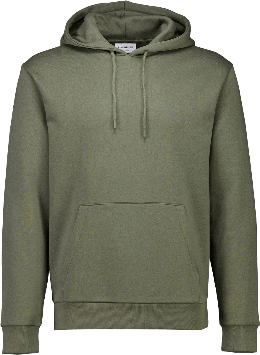Lindbergh Hoodie Sweatshirt, från Lindbergh, i färgen Army.