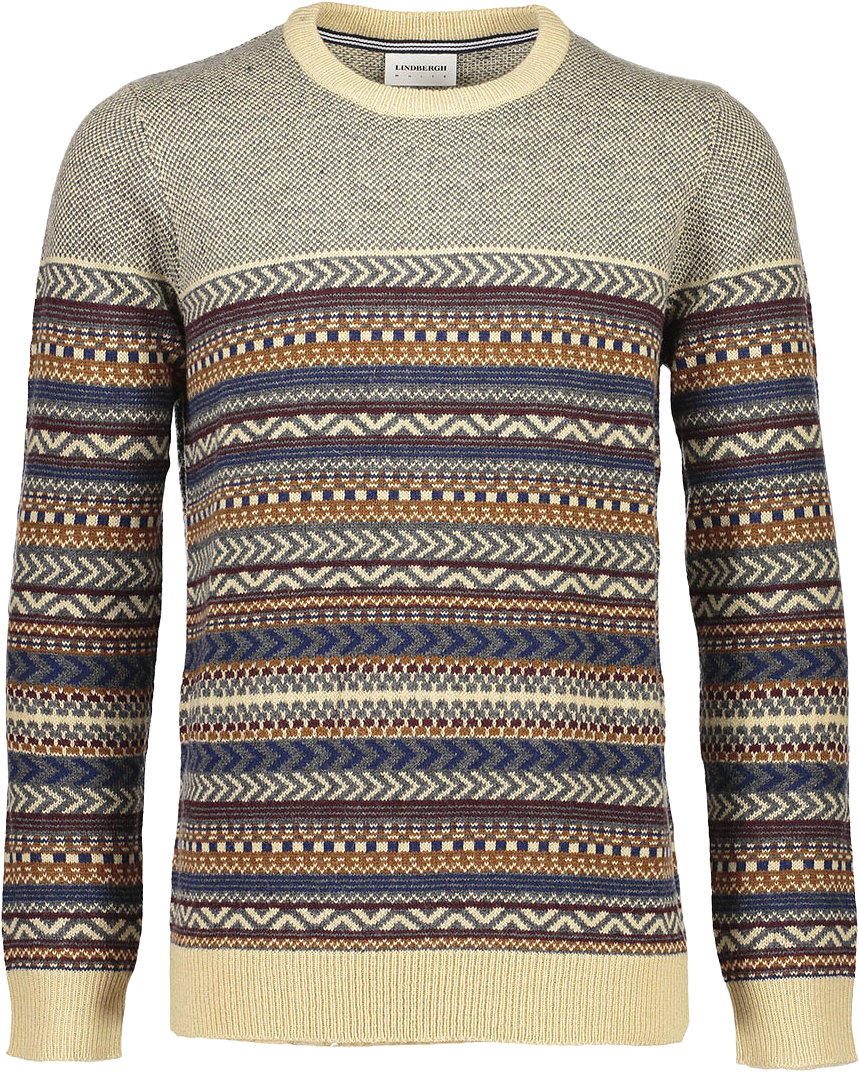 Lindbergh Jacquard knit, från Lindbergh, i färgen Beige.