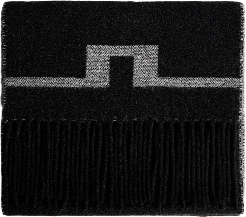 Champ Double Sided  Scarf, från J.Lindeberg, i färgen Black.