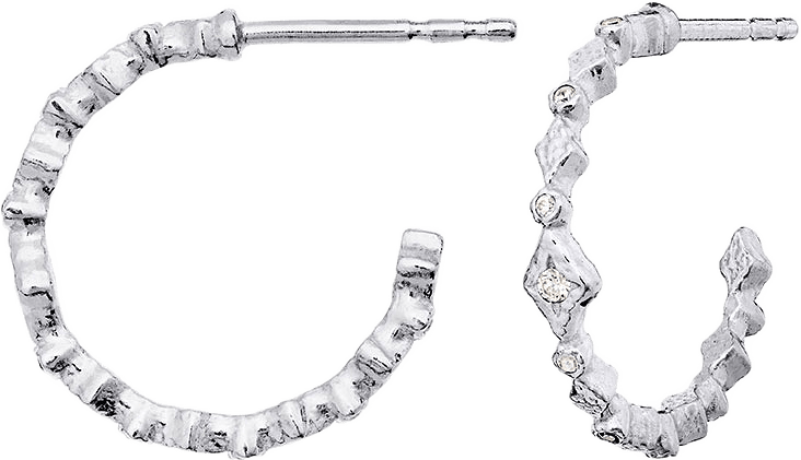 Arlette Earrings, från Maanesten, i färgen Sterling Silver.