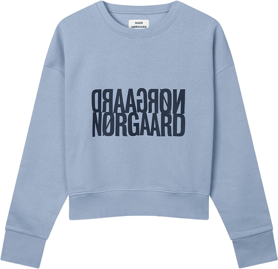 Original Sweat Tilvina Sweatshirt, från Mads Nørgaard, i färgen Faded Denim.