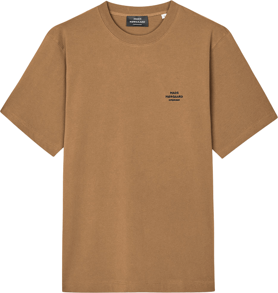 Cotton Jersey Frode Logo Tee FAV, från Mads Nørgaard, i färgen Ermine.