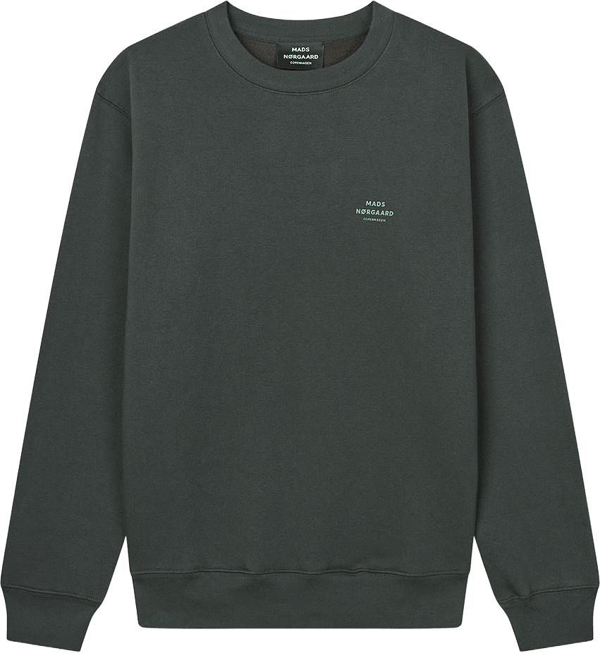 Standard Crew Logo Sweat, från Mads Nørgaard, i färgen Woodland Gray.