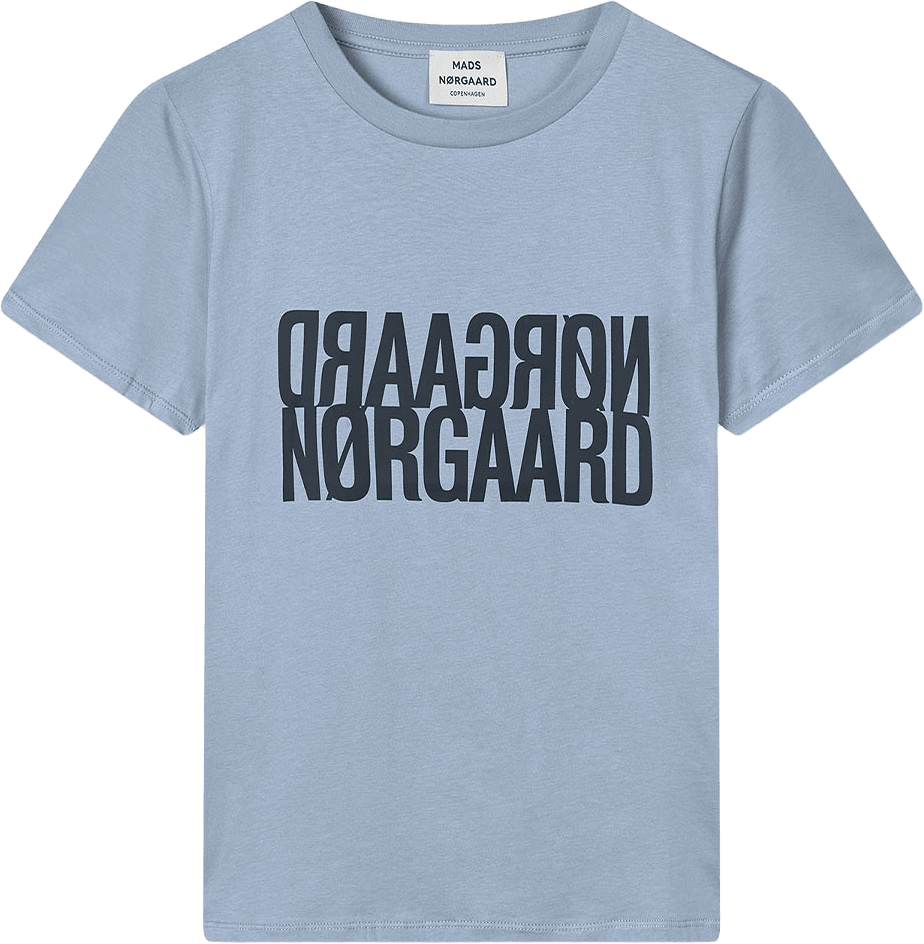 Single Cotton Trenda P Tee, från Mads Nørgaard, i färgen Faded Denim.