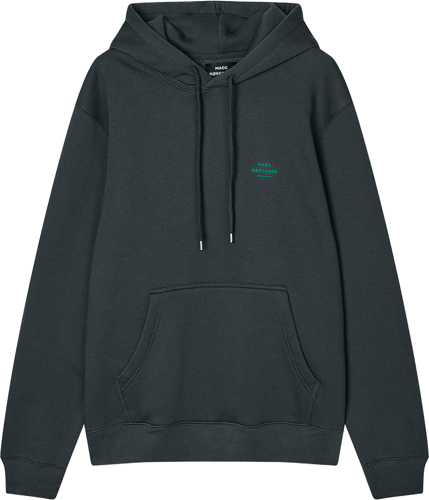 Standard Hoodie Logo Sweat FAV, från Mads Nørgaard, i färgen Woodland Gray.