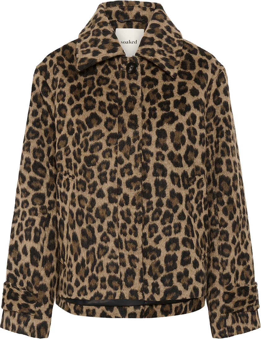 SLLeony Akeleje Jacket, från Soaked In Luxury, i färgen Leopard Jaquard.