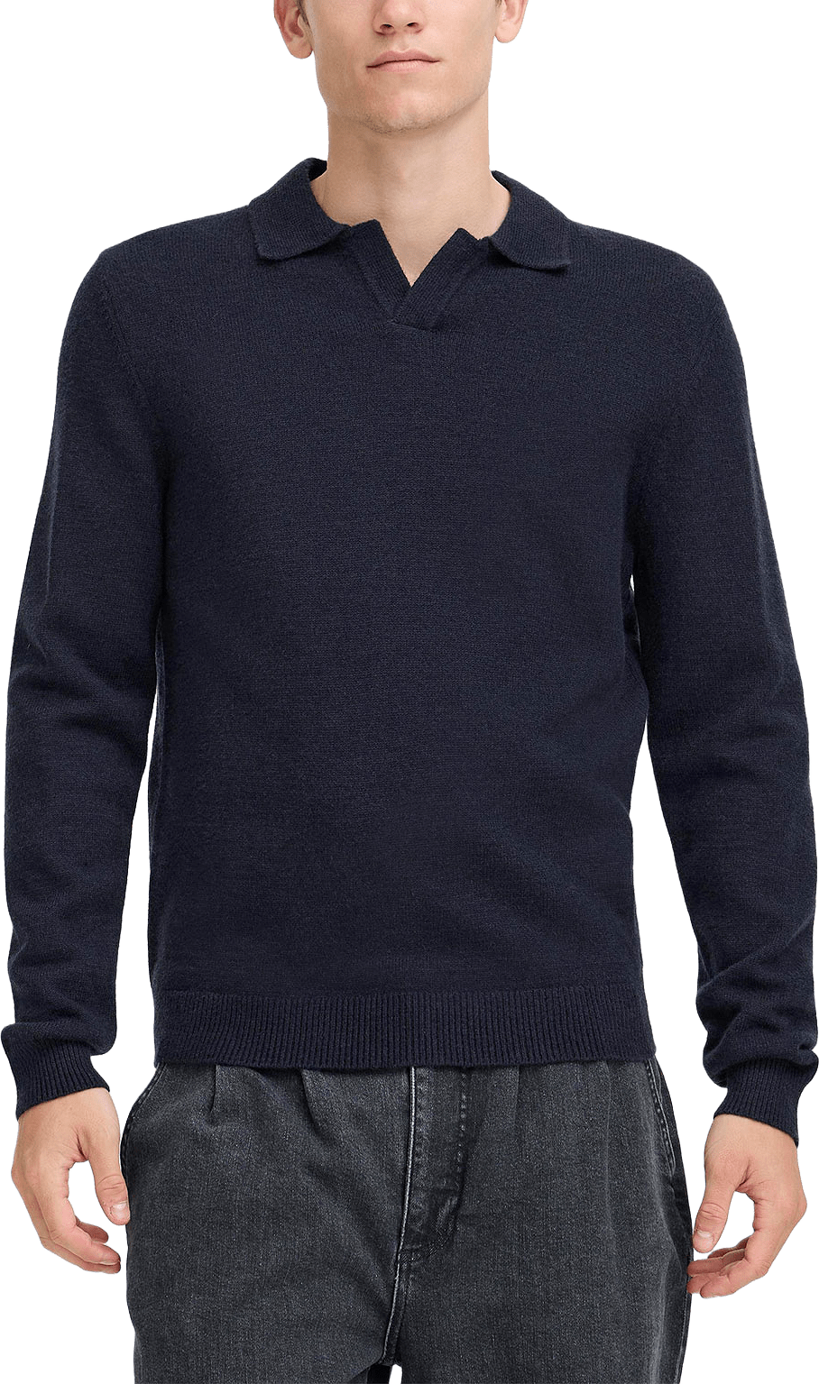 Cfkarl Knit Pullover, från Casual Friday, i färgen Dark Navy Melange.