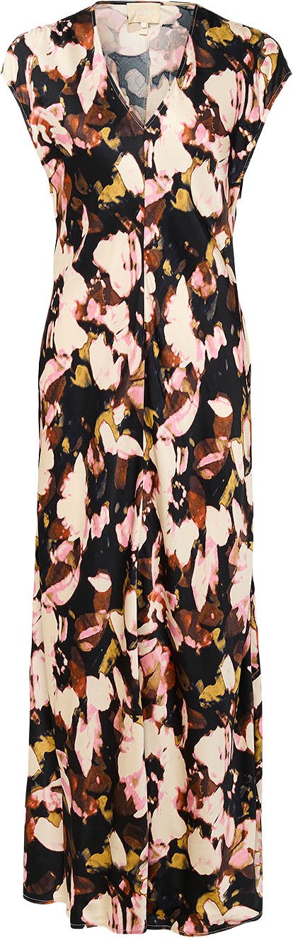 SLCinna Liva Dress, från Soaked In Luxury, i färgen Chocolate Autumn Leaves.