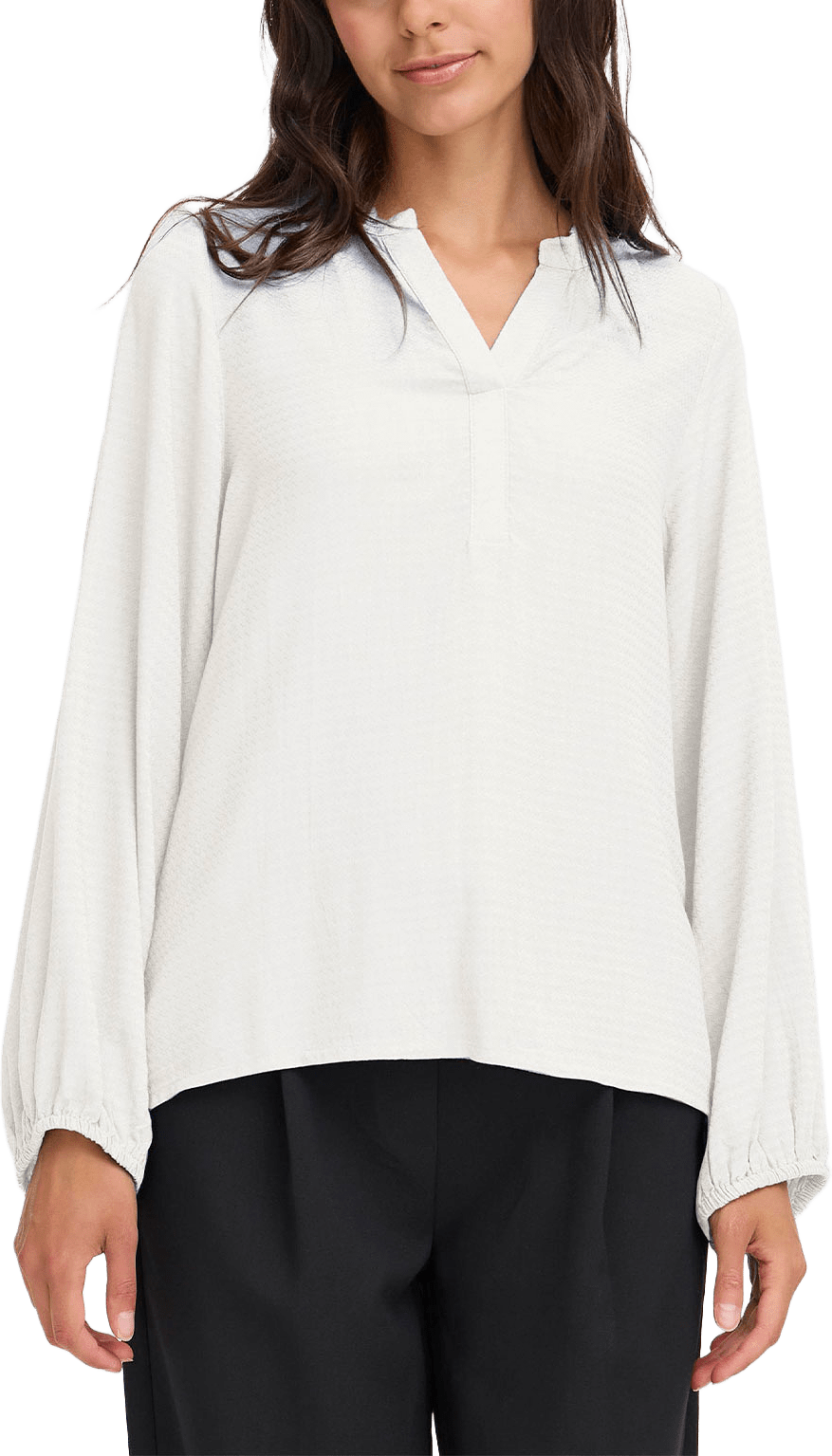 FRHIDA Blouse, från Fransa, i färgen Blanc De Blanc.