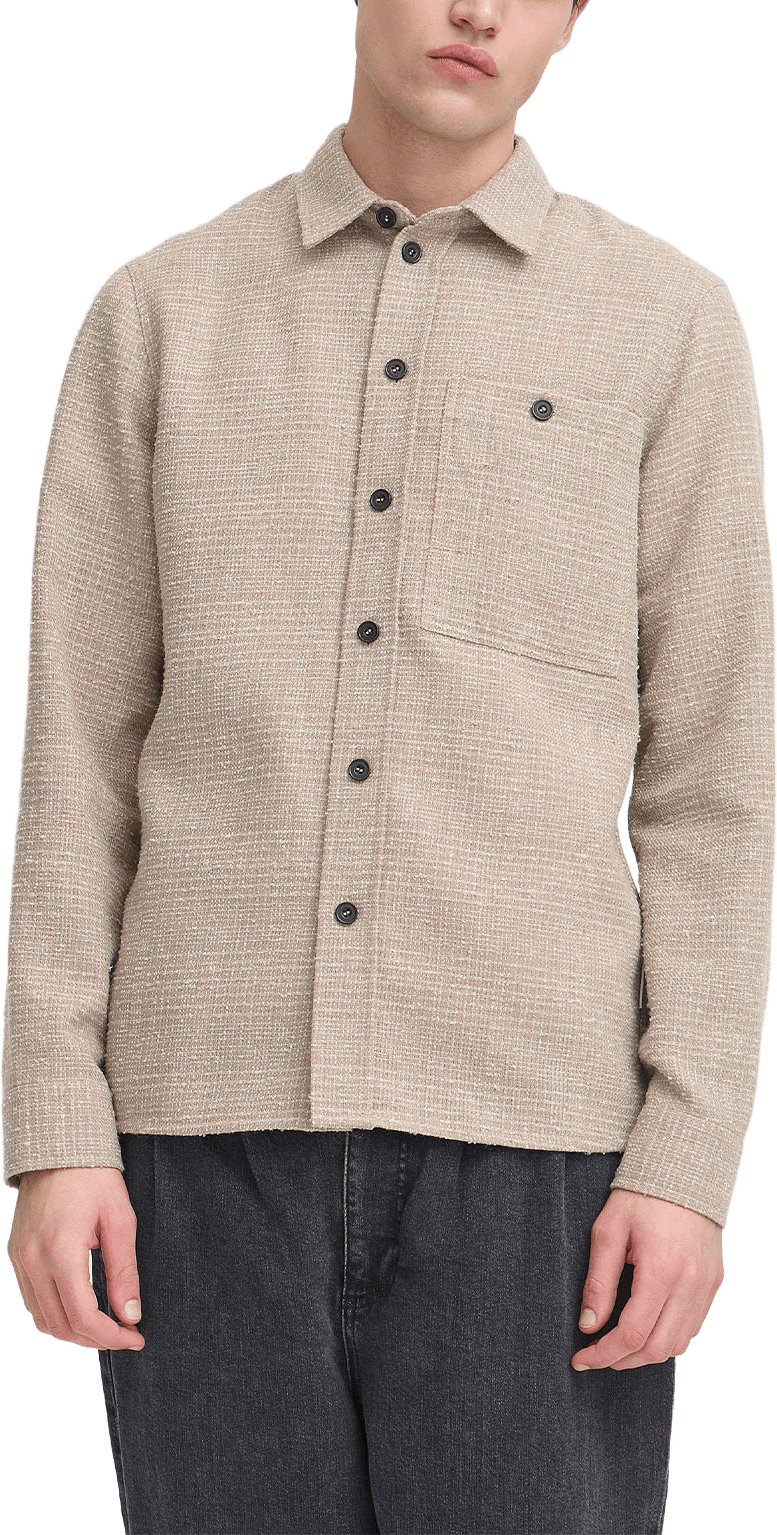 Cfjuno Wollen Shirt, från Casual Friday, i färgen Roasted Cashew.