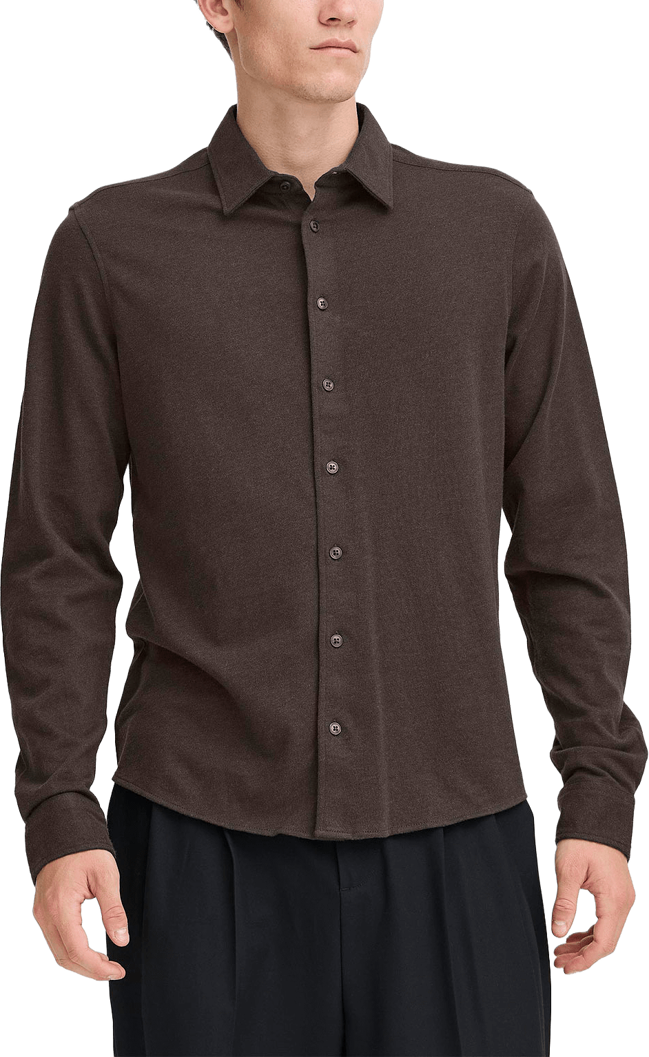 ARKAN Formal Shirt, från Casual Friday, i färgen Demitasse Melange.