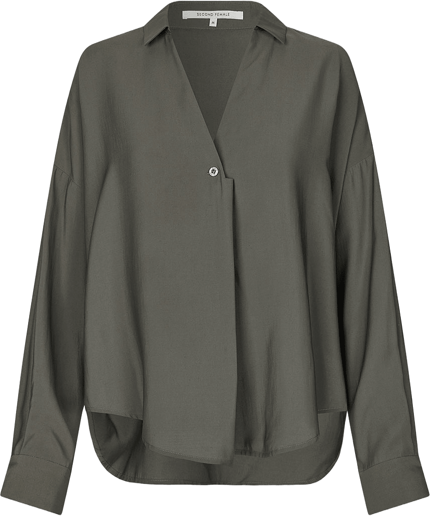 Timeline Blouse, från Second Female, i färgen Beluga.