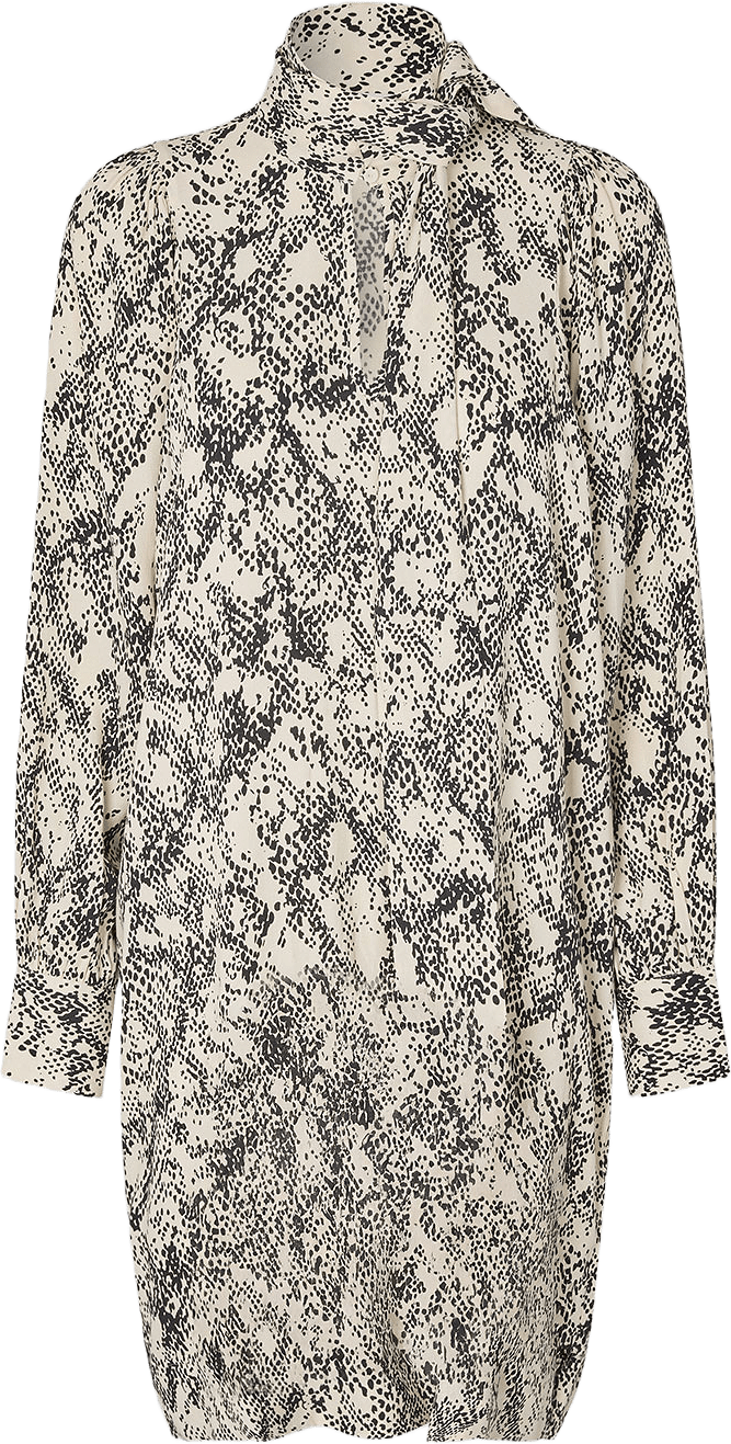 Sneaky Tunic Dress, från Second Female, i färgen Black Sand.