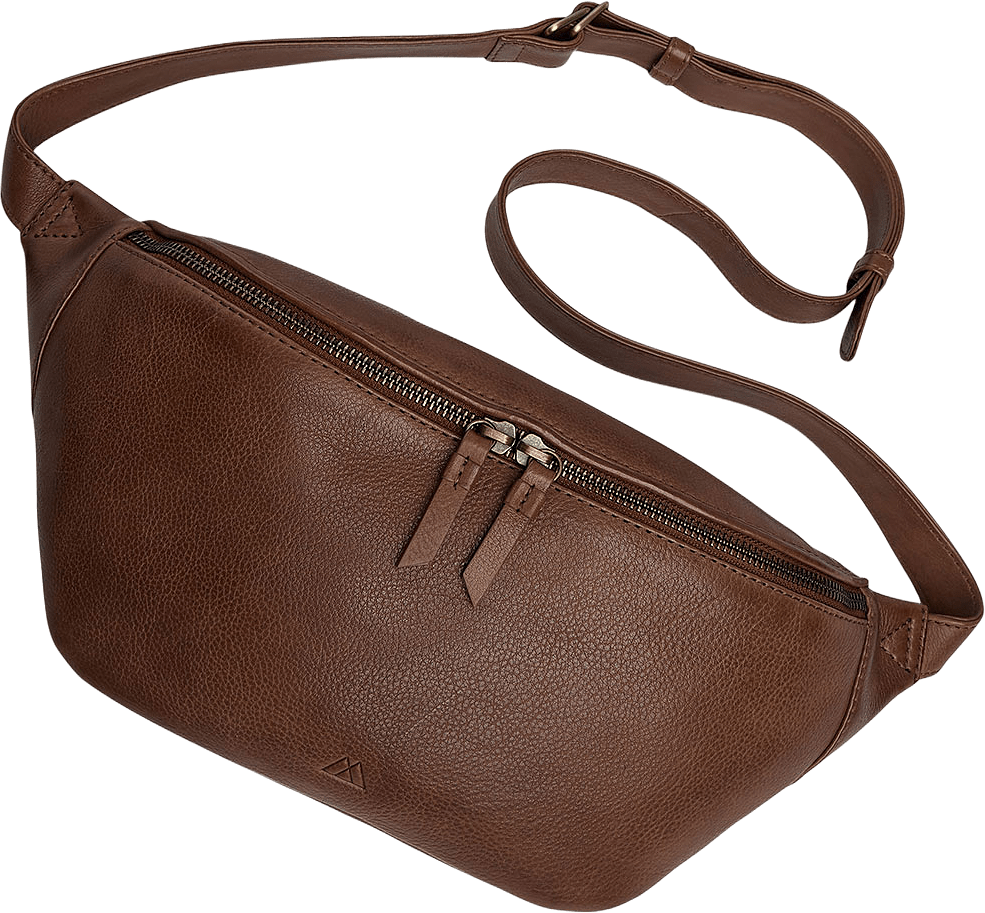 CamdenMBG Bum Bag, från Markberg, i färgen Cognac W/Br. Gold.