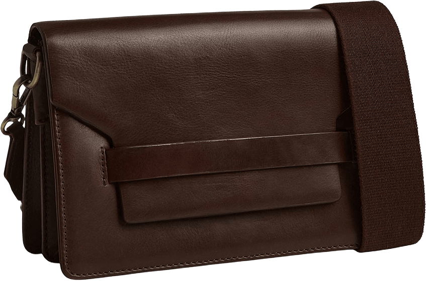 Arabella Crossbody Bag, från Markberg, i färgen Dark Brown W/Br. Gold.