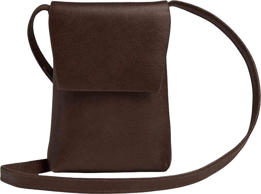 Ravea Telefonväska, från Markberg, i färgen Dark Brown W/Br. Gold.