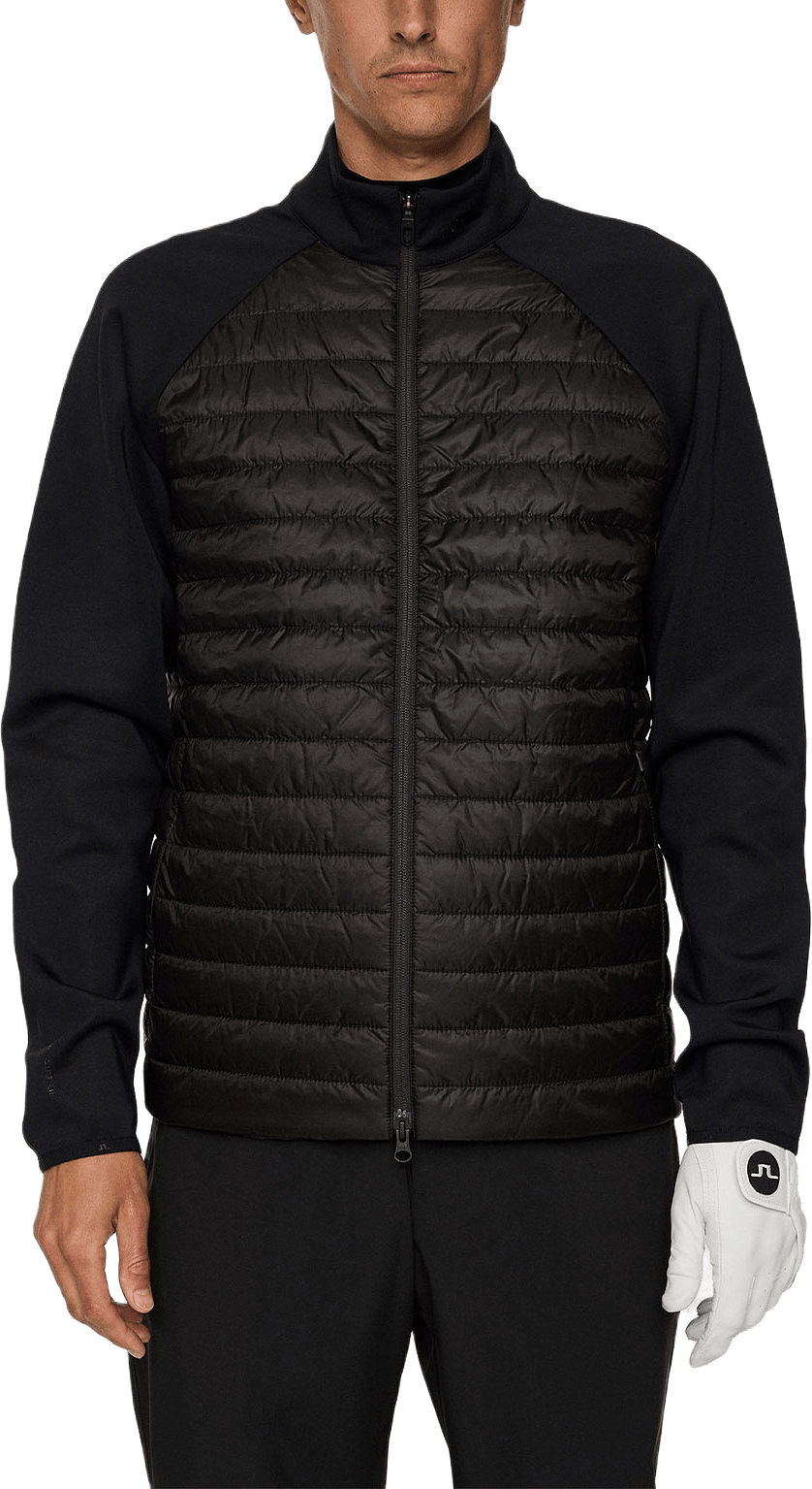 Hayden Quilt Hybrid Jacket, från J.Lindeberg, i färgen Black.