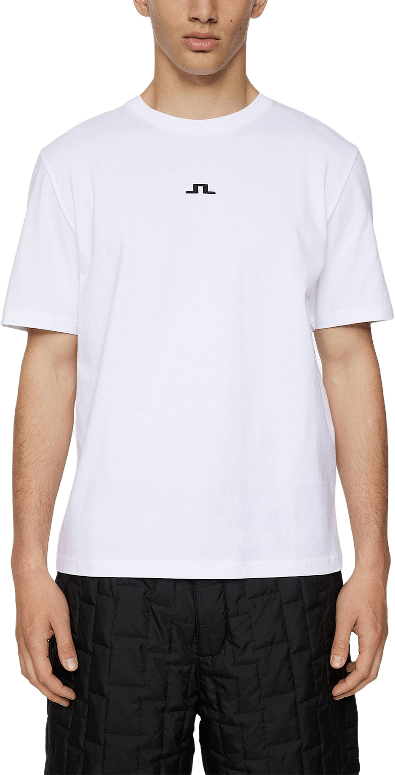 Parcie Logo Tee, från J.Lindeberg, i färgen White.