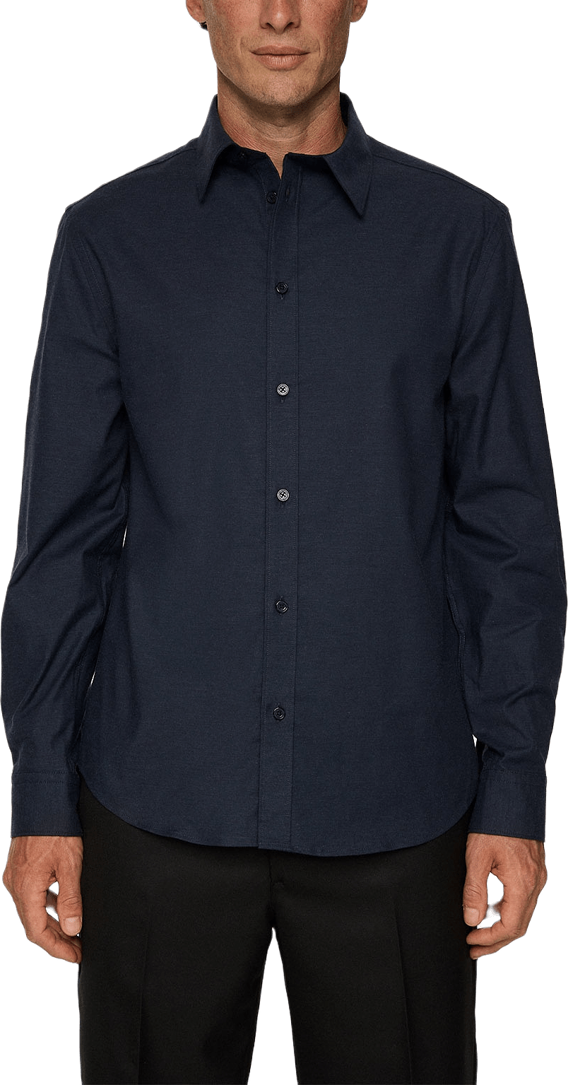 Slim Light Flannel Shirt, från J.Lindeberg, i färgen Jl Navy.