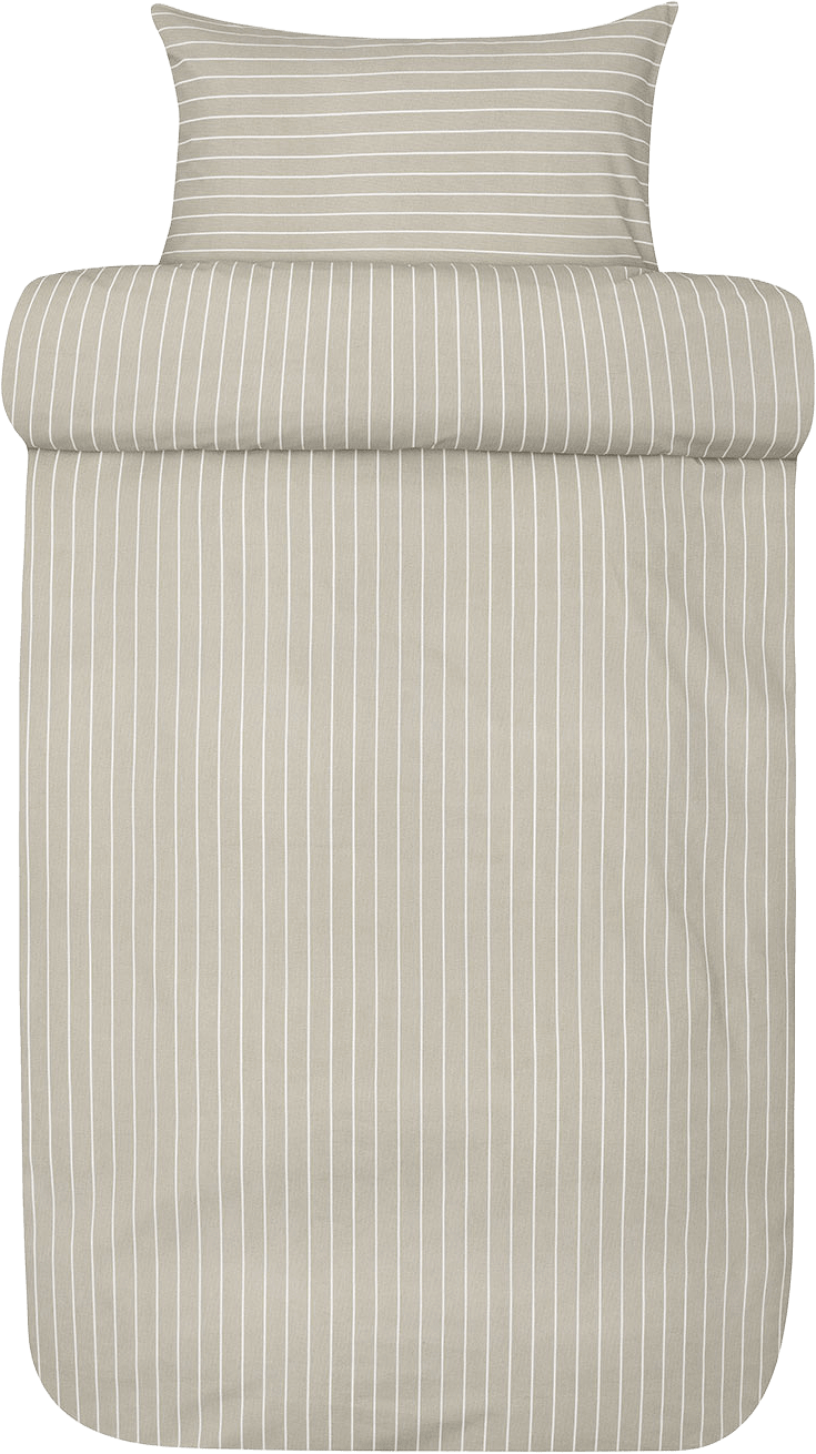 Pia bomull bäddset 150x210 cm, från Høie of Scandinavia, i färgen Olivgrönt.