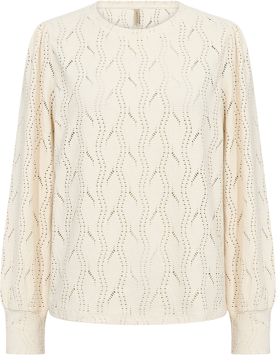 Soyaconcept Sc-Athari 1 Blouse, från Soyaconcept, i färgen Cream.