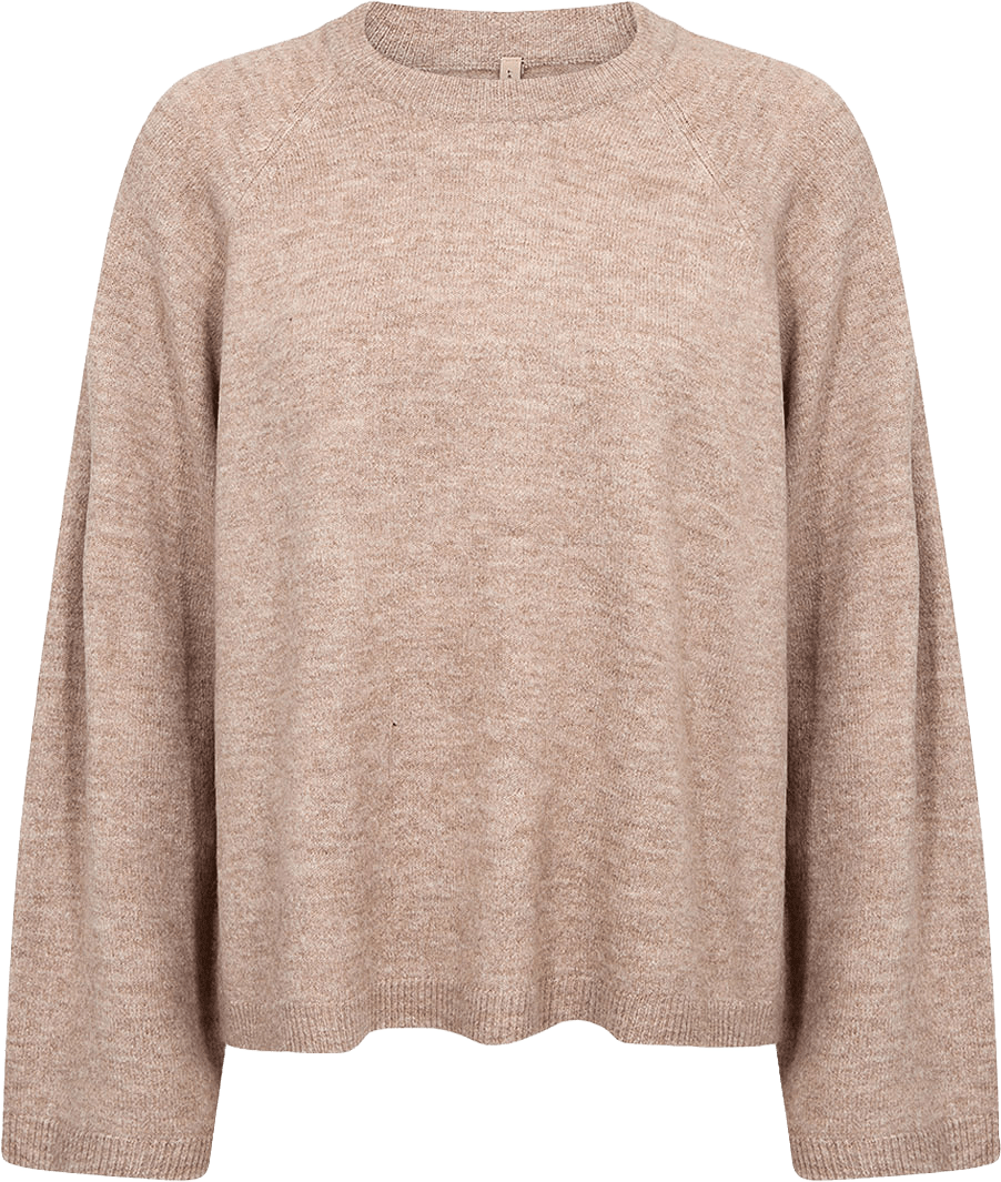 Soyaconcept Sc-Orlean 4 Pullover, från Soyaconcept, i färgen Sand Melange.