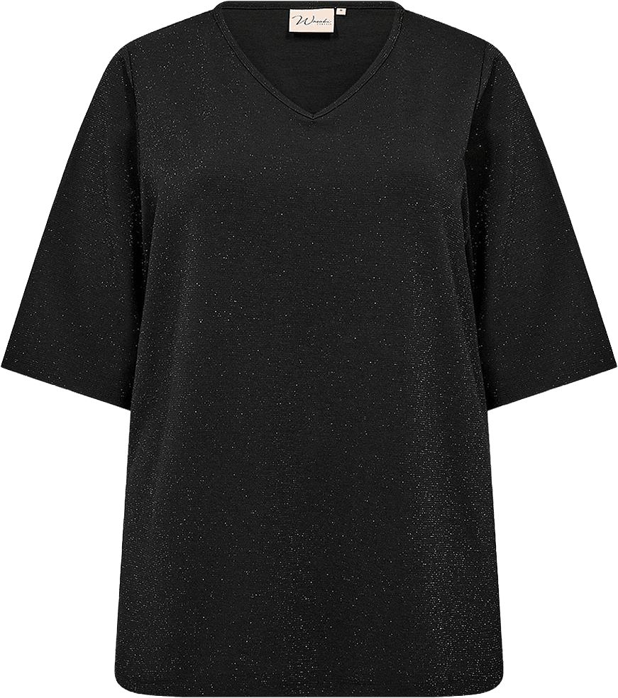 WA-SANJA 1 T-SHIRT, från Wasabi Concept, i färgen Black Combi.