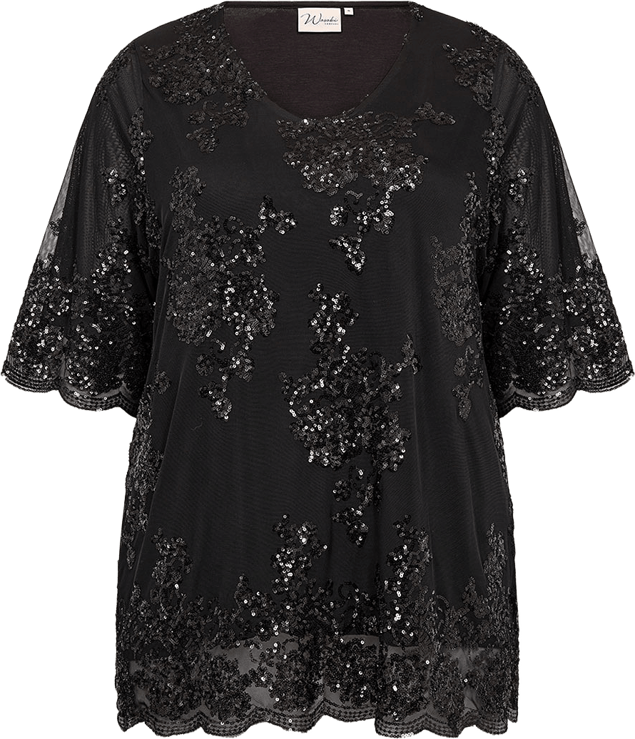 WA-SUNN 1 BLOUSE, från Wasabi Concept, i färgen Black.