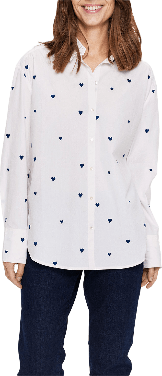 DianneSZ Shirt, från Saint Tropez, i färgen Ice Titan Harts.