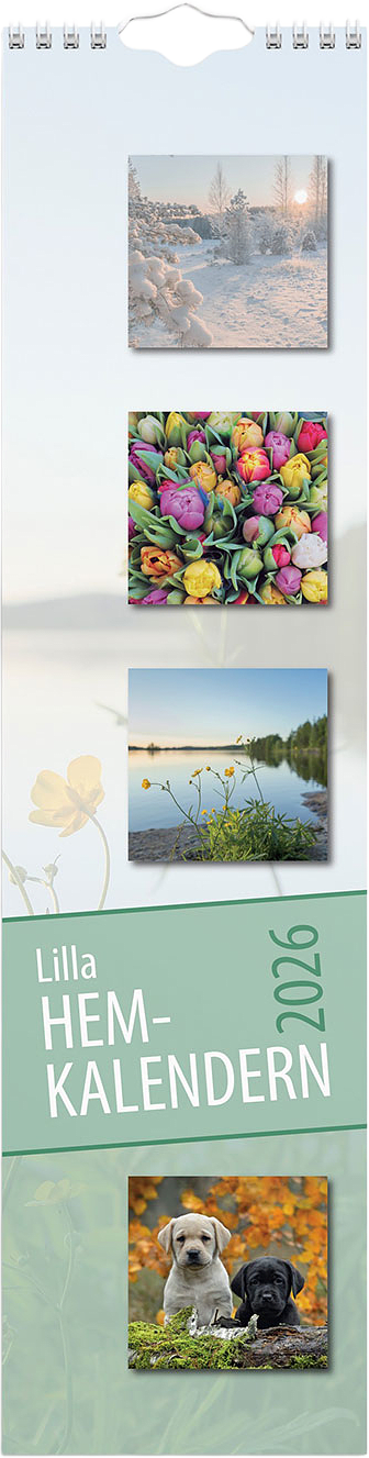 Väggkalender 2026 Lilla Hemkalendern, från Burde, i färgen Multi.