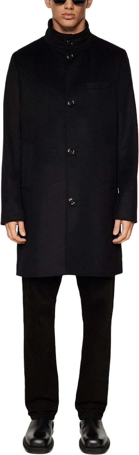 Jesse Melton Coat, från J.Lindeberg, i färgen Black.