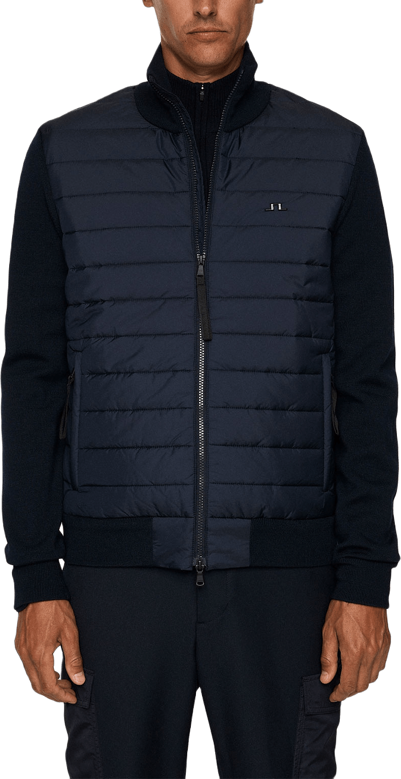Bodie Knitted Hybrid Jacket, från J.Lindeberg, i färgen Jl Navy.